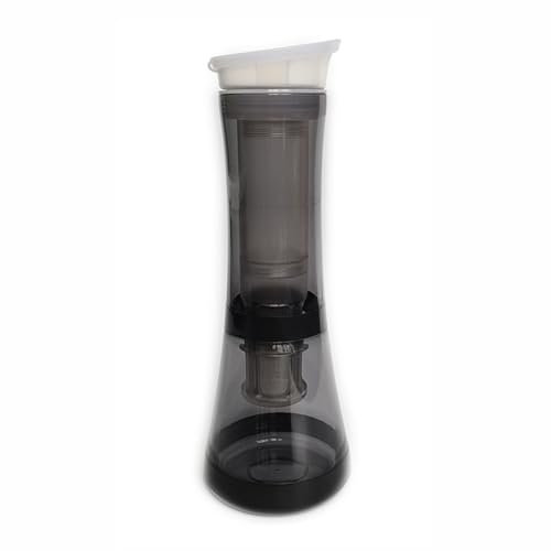 Bnnlqpsttg - Jarra de café con tapa hermética y filtro de acero inoxidable para uso doméstico y profesional A