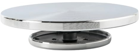 Tortenplatte Drehbar,Töpferscheibe Doppelseitige Töpferscheibe, Aluminium-Drehteller, Töpferräder, die Drehteller-Skulptur bilden, Keramik-DIY-Ton-Werkzeug(A-20cm)