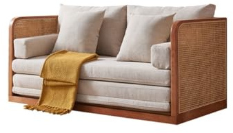 Kleine Sofas Nordic Doppel Sofa Bett Klapp Dual-Zweck Wohnzimmer Einfache Hause Sofa Bett Und Frühstück Schlafzimmer Balkon Sofa Sofa fürs Schlafzimmer(S126cm)