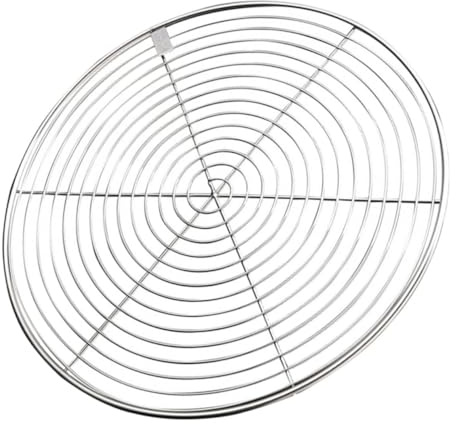 HOMOBABE Rejilla Inoxidable para Cocción al Vapor Soporte Multiusos para Huevos para Cocinas de Gas y Freidoras de Aire Accesorio Práctico para Cocinar Verduras y Pescado