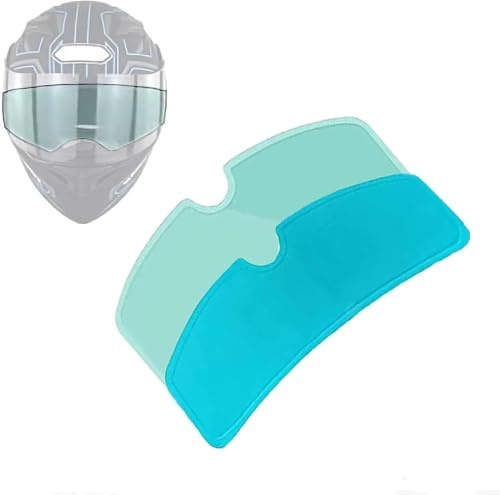 Mikiuly Anti Buée Casque,Anti Buée Film Anti Pluie,Film Casque Moto, AntiBuée,Anti Pluie,Antiéblouissant,Transparent HD Film Protecteur,Éclaircissant Votre Vision et Protéger la Sécurité de Conduite