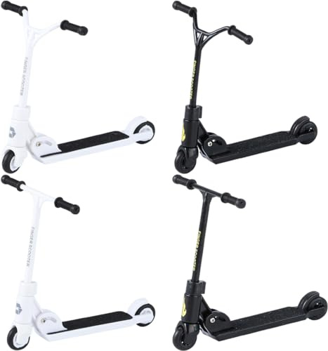 DOKRIN Finger-Skateboards 4 Finger-Scooter, Finger-Scooter-Sets, Scooter-Finger-Sets, Finger-Skateboards, Mini-Stunt-Scooter, Finger-Skateboards, Trainingszubehör