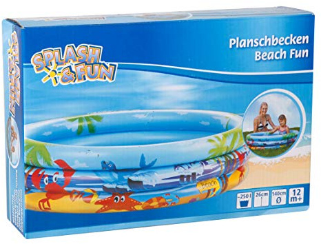 Splash & Fun Planschbecken Beach Fun, 140 cm