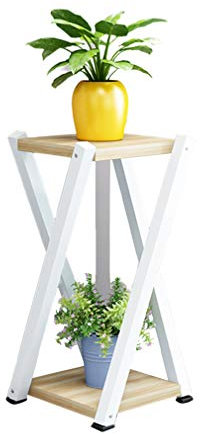 KDDEON Blumenständer,Blumentreppe Doppelschicht-Design,Pflanzenregal Platz Sparen,Geeignet für Innen/Balkon/Wohnzimmer,60/80/100 cm