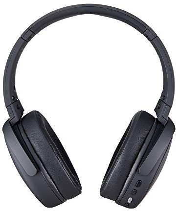 Boompods Headpods ANC Noise Cancelling Kopfhörer - Kabellose Over-Ear Bluetooth Kopfhörer mit Mikrofon, 12 Std-Akkulaufzeit und Pillowfoam Ohrpolster, Faltbares Design mit Reiseetui, Schwarz