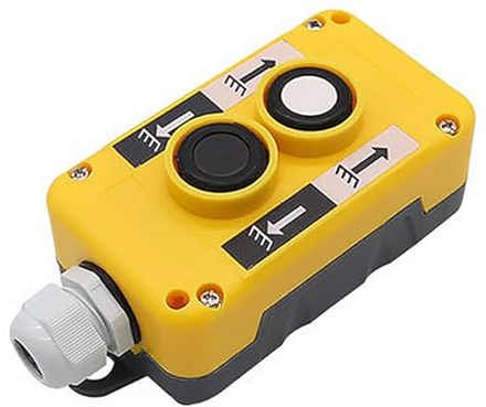 COP-2B - Interruttore di controllo a sospensione per gru e gru a sospensione di controllo in plastica ABS (scatola di controllo a 2 pulsanti)