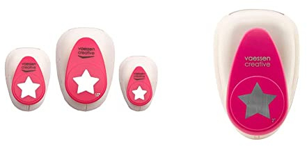 Vaessen Creative Motivstanzer set Stern & Motivstanzer Jumbo Stern Ø5cm