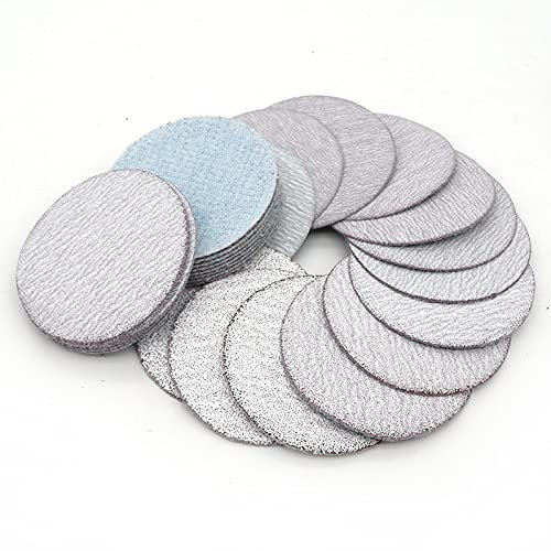 SHENGANG 500 pièces 2 Pouces 50mm disques abrasifs secs Blancs, Crochet et Boucle 60-1200 Grain Polissage meulage Outils électriques Accessoires (Size : 240)