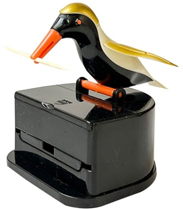 Dispenser per stuzzicadenti a spinta Simpatico porta stuzzicadenti a forma di uccellino organizer automatico per stuzzicadenti scatola decorazioni per case Porta stuzzicadenti automatico leggero per