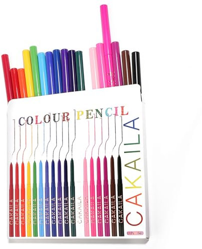 18 Farben Liquid Eyeliner, Hochpigmentierter Wasserfester Eyeliner ohne Verwischen - Flüssiger Kajalstifte Kajal für Definierte Lidstriche & unterschiedliche Looks, Langlebiger Gel Eyeliner