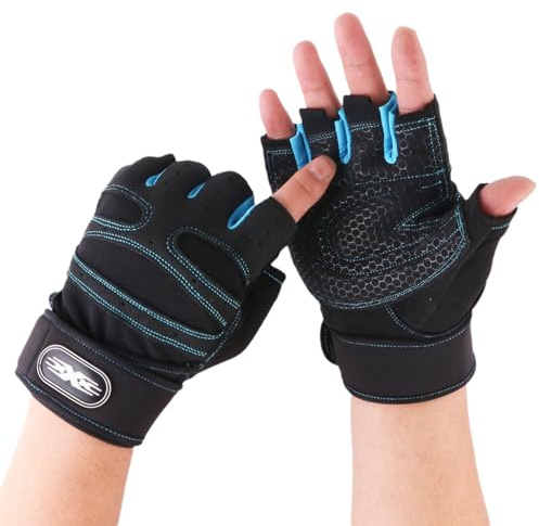 KASESSS Fitness Handschuhe Herren, Trainingshandschuhe Herren, Gym Gandschuhe mit Mikrofasergewebe, Trainingshandschuhe，Atmungsaktiv Fitness Handschuhe, Handschuhe Fitness Herren, Fitnesshandschuhe