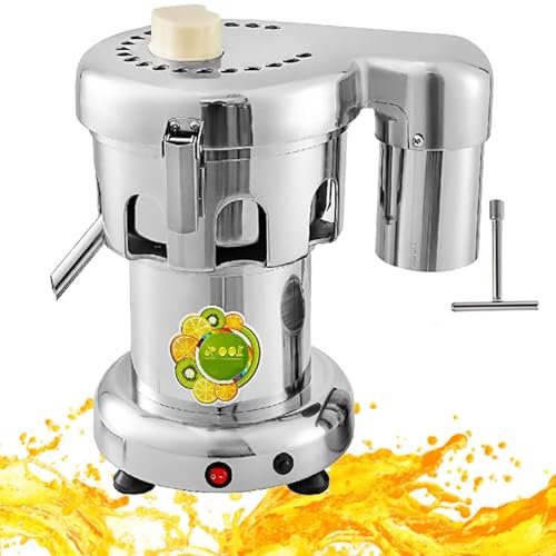 Kraftig kallpress elektrisk juicemaskin för näringsfrukt och grönsaker – 370 W rostfritt stål centrifugaljuicer