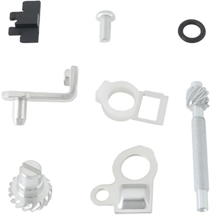 Briny River 8 piezas Tornillo de ajuste del tensor de cadena 1125-007-1021 1122-664-2200 1125-640-1900 1125-664-1400 Compatible con Stihl MS361 MS381