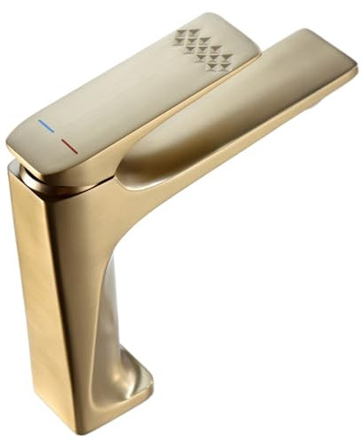 Grifo mezclador monomando de un solo orificio for baño con tubería de suministro de agua(G1/2,T-5005-B)
