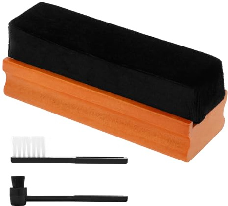 Vinyl Record Cleaner Kit 3 in 1, Record Cleaning Brushes Set, Soft Velvet Brush, Anti Static Carbon Fibre Stylus Needle Brush, Duster Brushes Professional Cleaner for Vinyl LP Album Improve Sounds