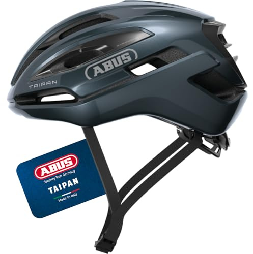 ABUS Casco gravel Taipan - Casco da bicicletta per gravel bike - leggero, versatile e ben ventilato - con supporto per occhiali - per ragazzi, donne e uomini - taglia L, blu