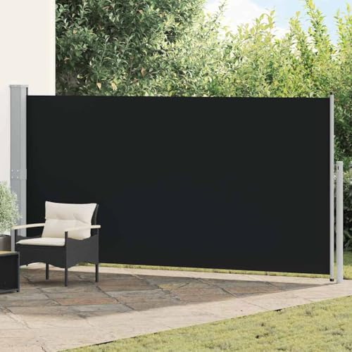 Genérico Toldo Lateral retráctil 160x500 cm Negro,Casa y jardín,Jardín,Artículos de Exterior,Sombrillas-45460