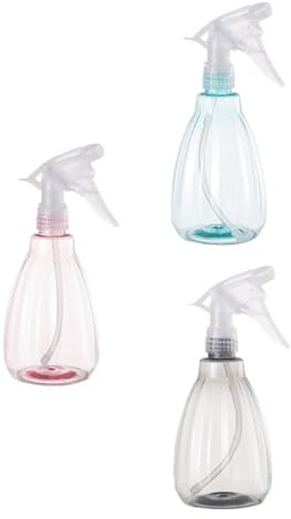 Kisangel 3 Stück Sprühflaschen 550ml Kunststoff Wiederverwendbar mit Reproduzierbarer Befüllung für Garten und Friseure Sprühflasche Pflanzensprüher