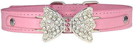 KatzenhalsbäNder Katzen HalsbäNder Kleine Welpen Kragen Led Hund Halsbänder Hund Halsbänder Große Hunde Hund Kragen Große Hunde Leder Hund Halsbänder X-Small,pink