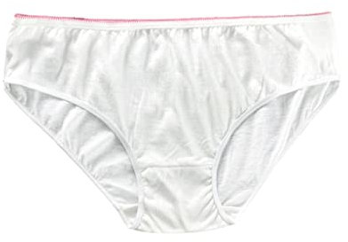 Tragbare Einweg-Höschen Frauen Baumwolle Slips Postpartum Menstruation Reisen Spa-Sauna Geschäftsreise Massage (Color : 100 Pieces, Size : XXL)
