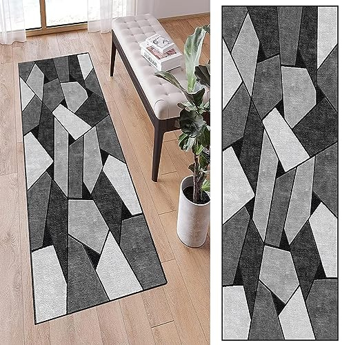 LIJIAO Bettvorleger Teppich Läufer für 40 x 110 cm rutschfest Pflegeleicht Küchenläufer Flurläufer Läufer Flur Küchenläufer Erhältlich in vielen Größen für Flur & Wohnraum, B