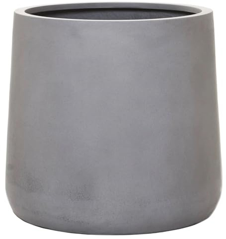 VIVANNO Pflanzkübel Beton-Optik Frostsicher - Fiberglas Blumentopf 50x50 | Wetterbeständiger Pflanztopf für außen & innen - Winterhart, robust & modern - Ideal als dekorativer Beton-Kübel draußen