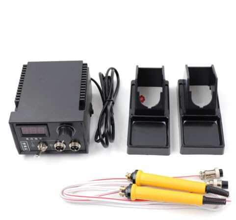 brandmalerei brennpeter für holz mit Digitalanzeige 60W mit 19 Brennspitze abnehmbarem holzbrennstift für Holz Leder Kürbis Handwerk Brandmal