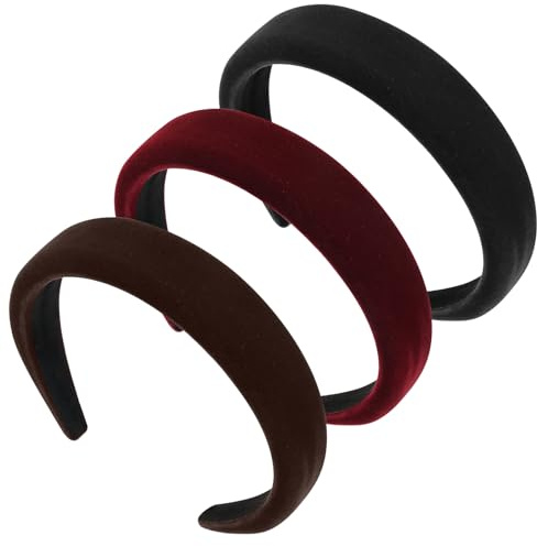 Rairsky Pack of 3 Damen Haarreifen Vintage Stirnbänder