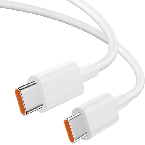 100W USB C Charger Cable for Honor,1M SuperCharge 6A USB C to C Fast Charging Cord for Honor 400 Pro 200 Lite 90 70 Smart Pro X6b X6c X7b X8a X8b X8c X9 X9a Magic 6 5 Lite V3 V2 Pad 9 Type C Data Lead