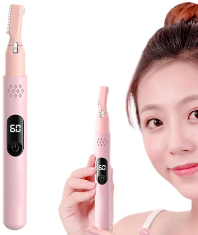 Trimmer elettrico per sopracciglia, rifinitore per sopracciglia - Trimmer per capelli per naso elettrico - Capelli per il viso Bikini Shoper Groomer per il mento delle labbra Pubico, Razor delle