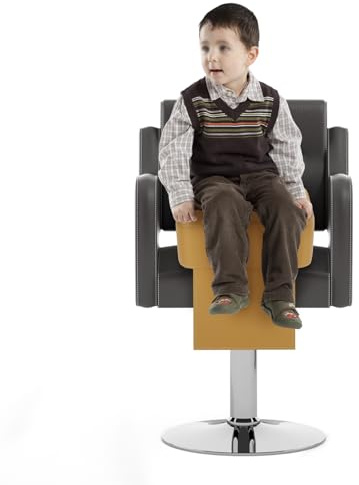 JUDEMII Siège enfant pour coupe de cheveux, coussin rehausseur, chaise de coiffure, équipement de spa, pour chaise de coiffure, salon de beauté, équipement de spa