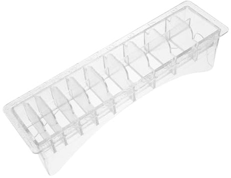 ABOOFAN Organizador para Cortapelos Soporte Protector Versátil 10 Ranuras de Plástico PS y Almacenamiento Seguro para Accesorios de Máquina de Cortar Cabello