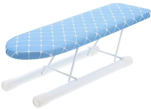 DOITOOL Mini Planche à Repasser Pliable Compacte, Support De Repassage Stable En Matériau Robuste, Mini Table à Repasser Portable Maison Voyage, Structure Pliante Facile à Ranger