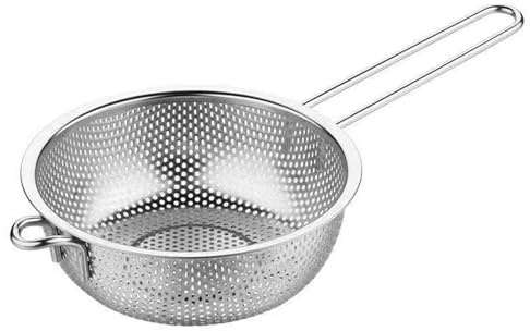 Licsaliwe Durkslag i rostfritt stål, 15 cm fin nätsil – multifunktionellt köksverktyg för frukt, grönsaker, pasta