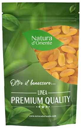 NATURA D’ORIENTE – Albicocche Secche Senza aggiunta di Zucchero 100g | Morbide e Gustose | Frutta di Prima Scelta | Confezione con Zip Salva Freschezza | Calibro Grande.