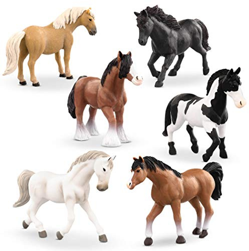 Terra By Battat - Cavallo Set 3 - Figurine di cavalli - Set di cavalli giocattolo - Figurine da collezione - Cavallo giocattolo per bambini - 3 anni +