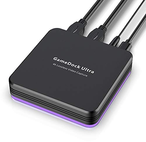 Y&H HDMI Game Capture Card with HDR HDMI Out,4K30P/1080P 120HZ Videoaufnahmekarte Live Streaming for Xbox Series X/S,Xbox One X,Nintendo Switch,PS5 and PS4Pro