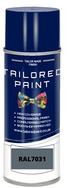 RAL7031 Blue Grey Gloss Enamel Aerosol Paint Can Paint RAL Colour Code For Wood, Metal, Plastic, PVC, UPVC, Fascia Boards - Indoor & Outdoor