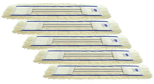 maxxi4you 5 x Premium Wischmopp Bodenwischer Baumwolle 80 cm
