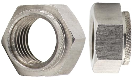 OPIOL QUALITY® Sechskant-Einpressmuttern M10 (25 Stück) aus Edelstahl A2 Schlagmutter Setzmuttern mit Ränderlung