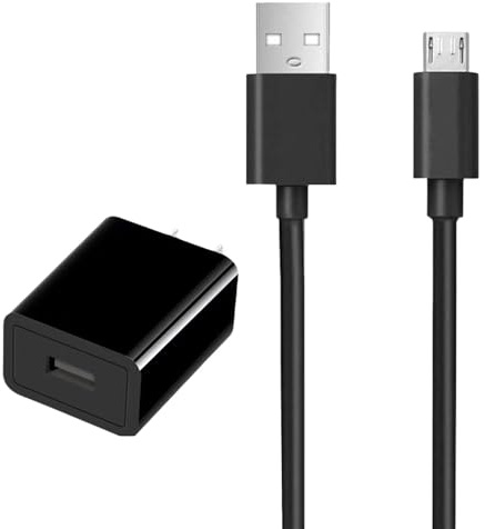Qnanw 5V Fast Charger Charging Cable Cord Compatible with for Noco Boost Sport GB20GB30GB40GB40HDGB50Pro GB70GB70XLGB150Sport Battery Jump Starter Ac Dc Adapter Power Supply Cord & Micro USB Charger.