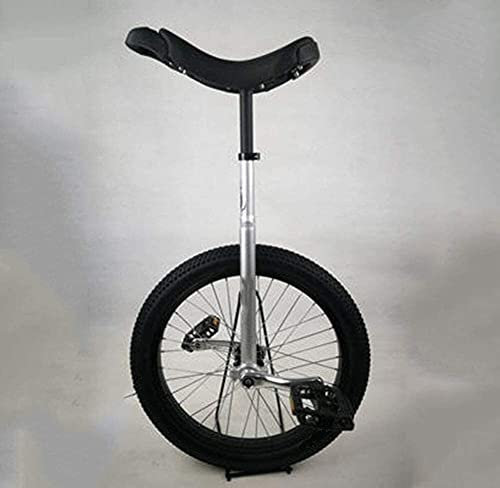 Einrad für Erwachsene und Kinder, 20 Zoll, ergonomisches Design, Einrad – mit rutschfesten Nylon-Pedalen, Radtrainer-Einrad – Stabiler Stahlrahmen, Sattelrohr aus Aluminiumlegierung und Kurbel, Heim