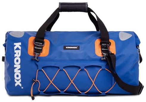 KRONOX Wasserdichte Seesack Groß - Heavy Duty Drybag Wasserdichte Taschen für Bootfahren Ideal als Bootstasche, Camping Seesack und wasserdichtes Gepäck
