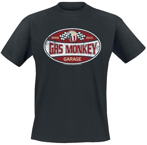 Gas Monkey Garage Since 2004 Label Männer T-Shirt schwarz