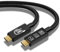 YIWENTEC 80 Gbps Thunderbolt 5 Compatible con cable con up to 120 Gbps Bandwidth Amplification and 240 W Charging Power Compatible con Thunderbolt 4, USB 4 y USB-C 1.5M