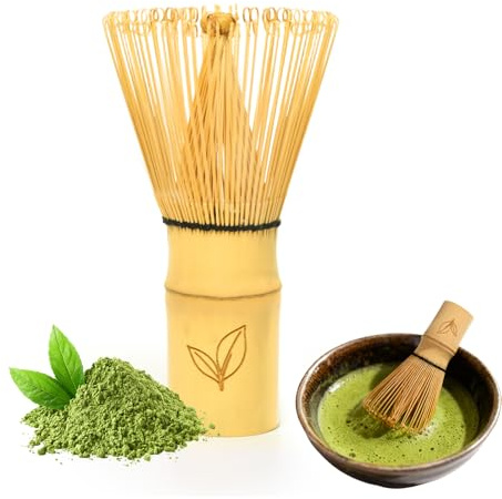 Matcha-Schneebesen, Langlebiger Bambusbesen für Matcha Tee, Matcha Besen Herstellungswerkzeuge, Japanische Bambus Besen Matcha Whisk Bamboo - 100 Zinken