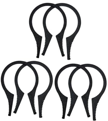 PartyKindom Chiave Per Filtri Dell'obiettivo Della Fotocamera 6 Pezzi 62-77mm Set Strumenti Per Rimozione Filtro Uv Cpl Blocco Regolabile Per Fotografi Professionisti