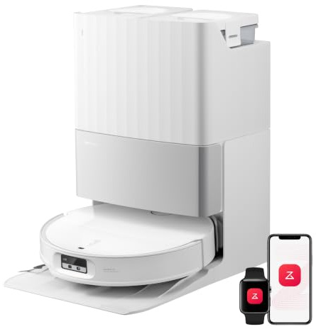 roborock Qrevo EdgeT Robot Aspirador Succión 18500 Pa, con FlexiArm