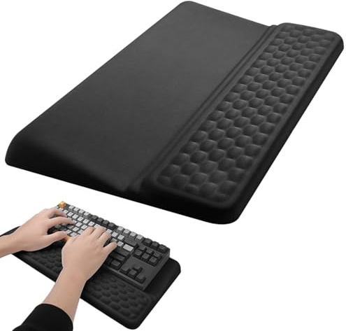 Keyboard Wrist Rest, 2-in-1 Ergonomic Wrist Rest Keyboard Support