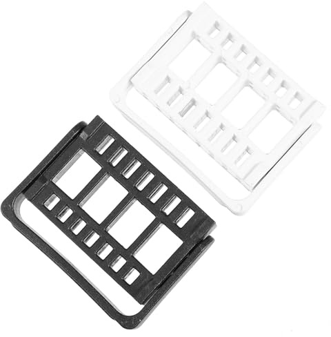 SWOOMEY Nagelbohrer Halter 16 Loch Aufbewahrungsständer für Nagelfräser Bits mit Staubdichtem Design für Nagelstudio Zubehör 2 Stück